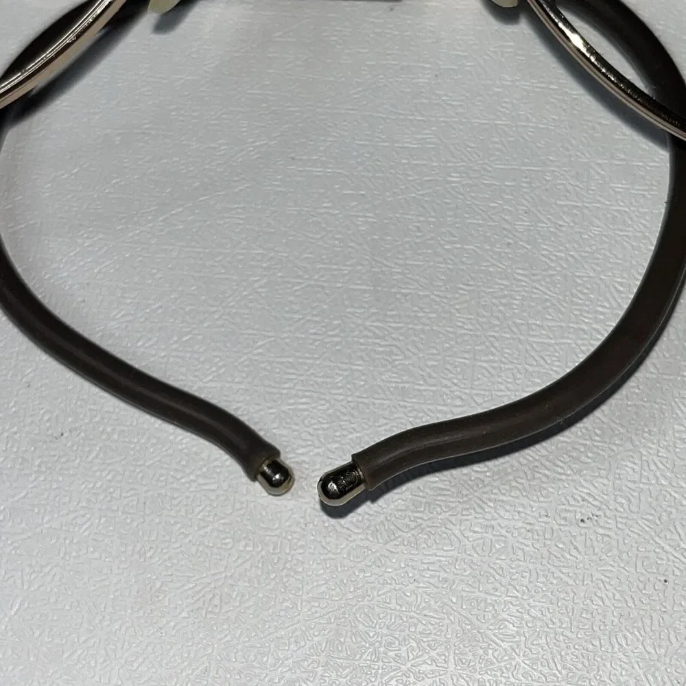 Lot Of 2 Vintage Lacoste Mens Aviator Pilot Eye Glass Frames ONLY Gold Tone